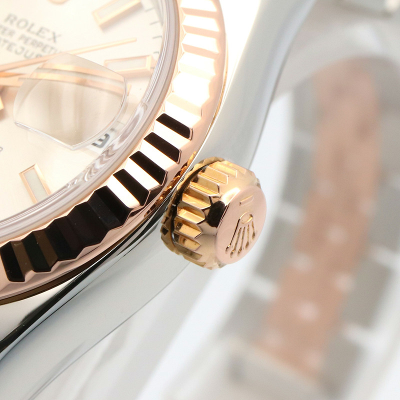 銀色錶盤 不鏽鋼 18K玫瑰金 Lady Datejust 26 腕錶【ROLEX 勞力士】 179171-3