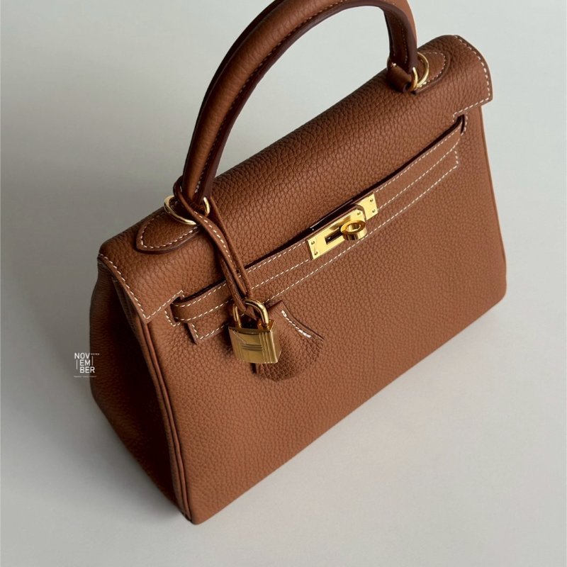 大天菜凱莉包🤎 全新全配有購證🙌🏻 Hermès 愛馬仕 Kelly 25 金棕金釦-4