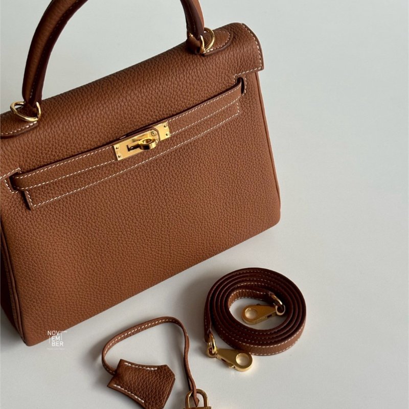 大天菜凱莉包🤎 全新全配有購證🙌🏻 Hermès 愛馬仕 Kelly 25 金棕金釦-8