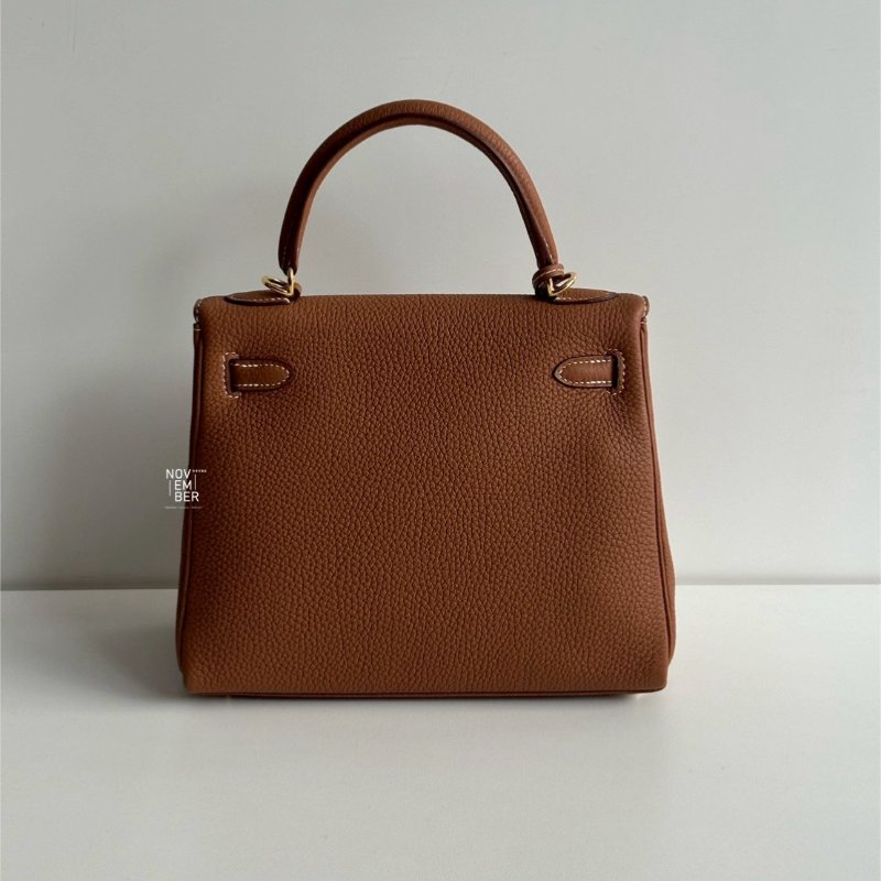 大天菜凱莉包🤎 全新全配有購證🙌🏻 Hermès 愛馬仕 Kelly 25 金棕金釦-9