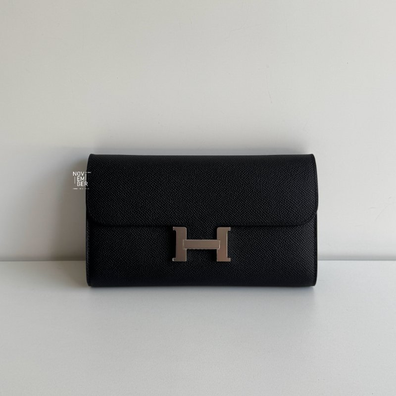 閒置新🫰🏻 Hermès 愛馬仕 Constance To Go 黑色銀釦-0