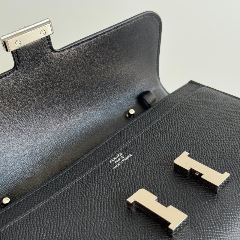 閒置新🫰🏻 Hermès 愛馬仕 Constance To Go 黑色銀釦-7