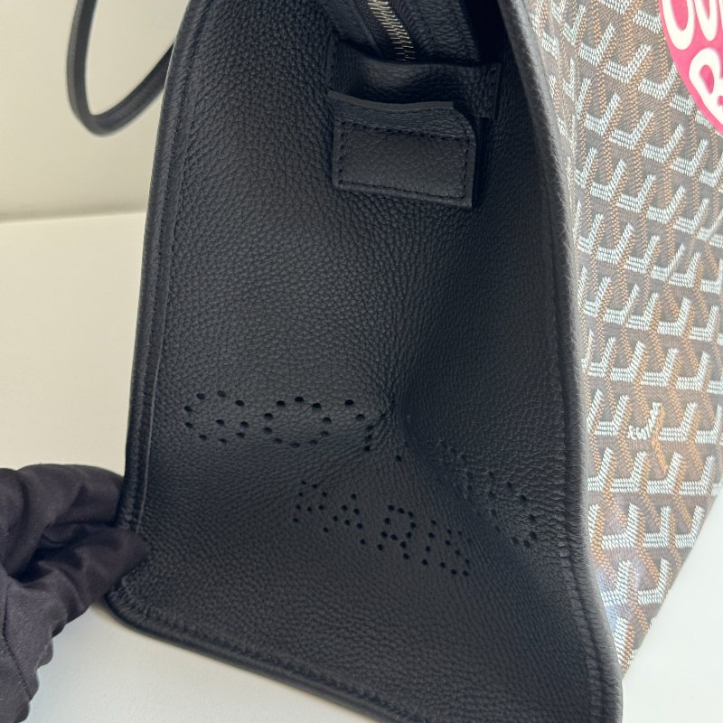 99新🆕 Goyard 戈雅 Hardy PM Bag 黑(手繪紅色愛心)-7