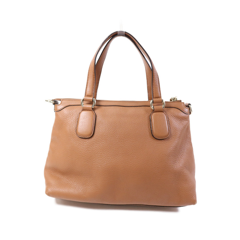 GUCCI 牛皮皮革2 Way Shoulder Bag金扣手挽肩背兩用袋-1