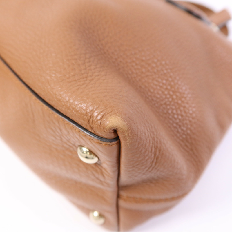 GUCCI 牛皮皮革2 Way Shoulder Bag金扣手挽肩背兩用袋-4