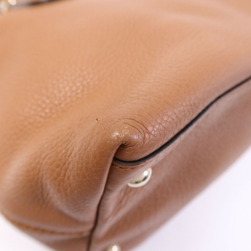 GUCCI 牛皮皮革2 Way Shoulder Bag金扣手挽肩背兩用袋-7