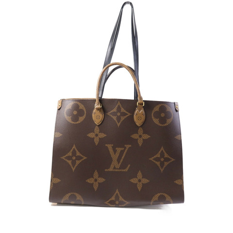 LOUIS VUITTON Monogram Giant OnTheGo GM金扣手挽肩背兩用袋