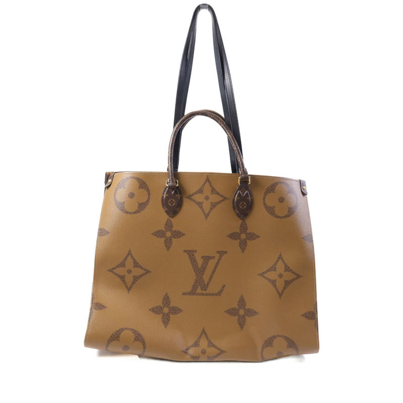LOUIS VUITTON Monogram Giant OnTheGo GM金扣手挽肩背兩用袋-1