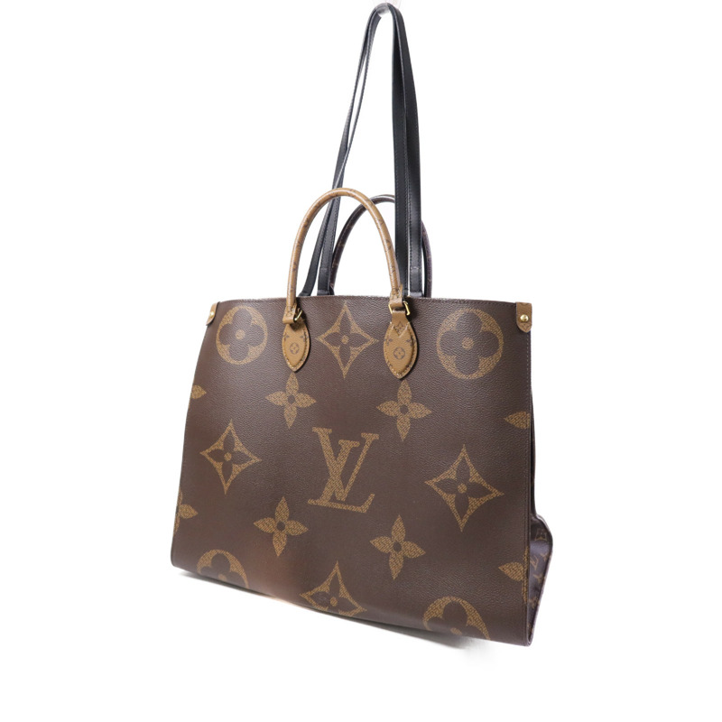 LOUIS VUITTON Monogram Giant OnTheGo GM金扣手挽肩背兩用袋-2