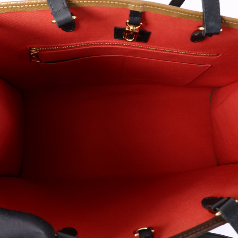 LOUIS VUITTON Monogram Giant OnTheGo GM金扣手挽肩背兩用袋-10