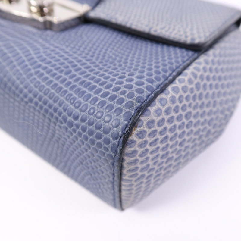 YVES SAINT LAURENT 麂皮皮革Le Sixieme銀扣肩背袋-4