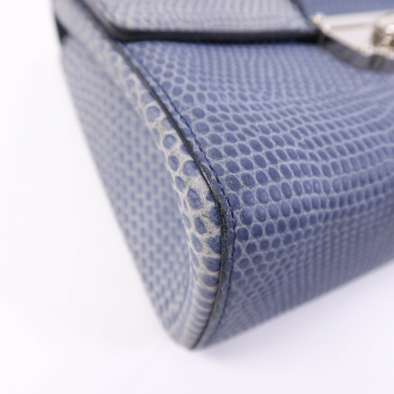 YVES SAINT LAURENT 麂皮皮革Le Sixieme銀扣肩背袋-5