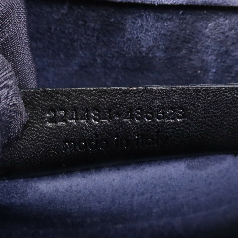 YVES SAINT LAURENT 麂皮皮革Le Sixieme銀扣肩背袋-13