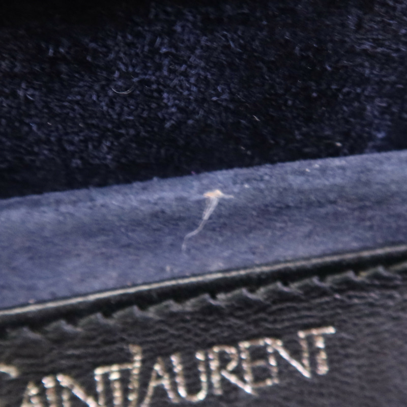 YVES SAINT LAURENT 麂皮皮革Le Sixieme銀扣肩背袋-15