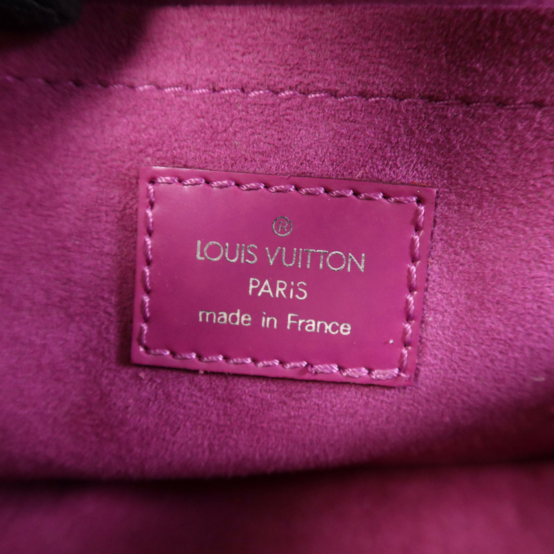 LOUIS VUITTON Epi Pochette Montaigne銀扣肩背袋-12