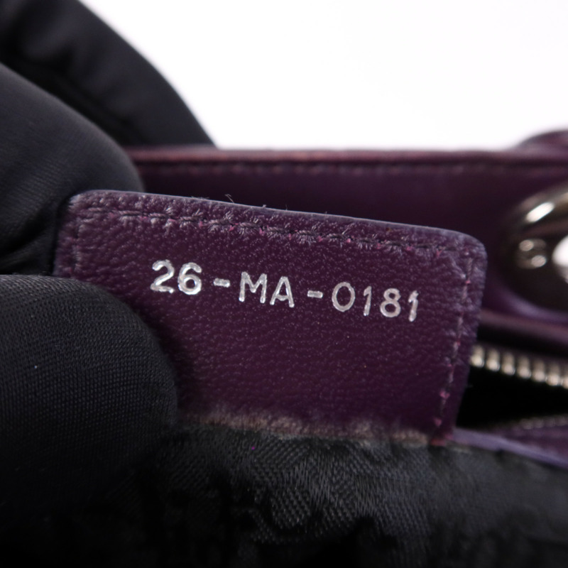 Dior 羊皮皮革Lady Dior金扣手挽肩背兩用袋-12