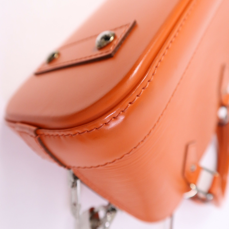 LOUIS VUITTON Epi Alma BB銀扣手挽肩背兩用袋-6