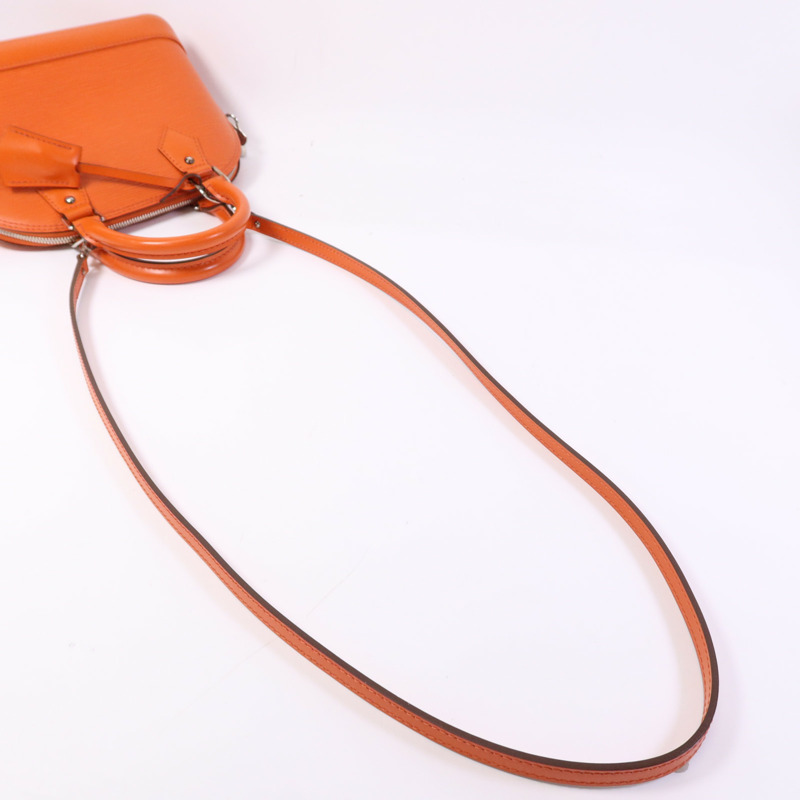 LOUIS VUITTON Epi Alma BB銀扣手挽肩背兩用袋-8