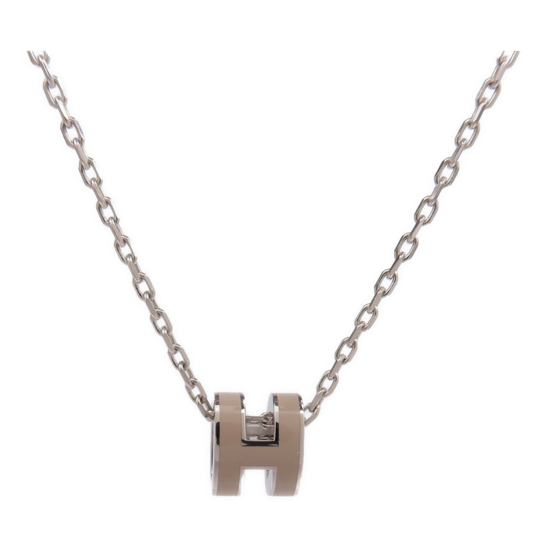 HERMES 金屬Mini Pop H Necklace項鍊-2