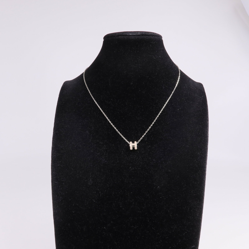 HERMES 金屬Mini Pop H Necklace項鍊-7