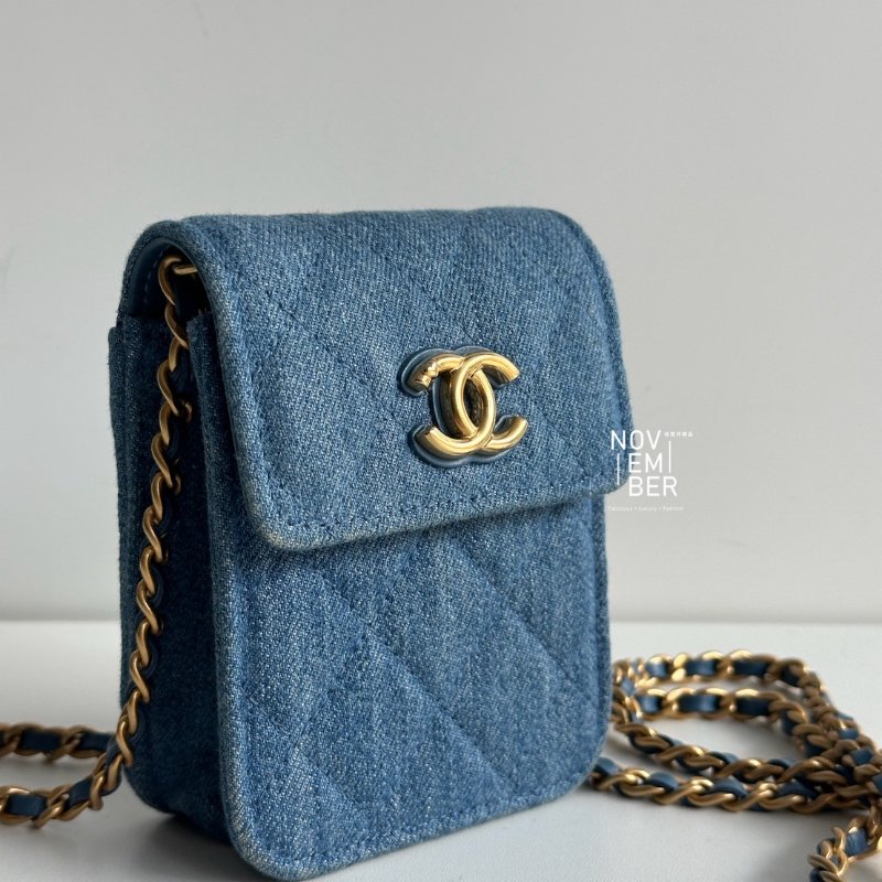 99新🆕 Chanel 香奈兒 Denim 單寧牛仔小包-1
