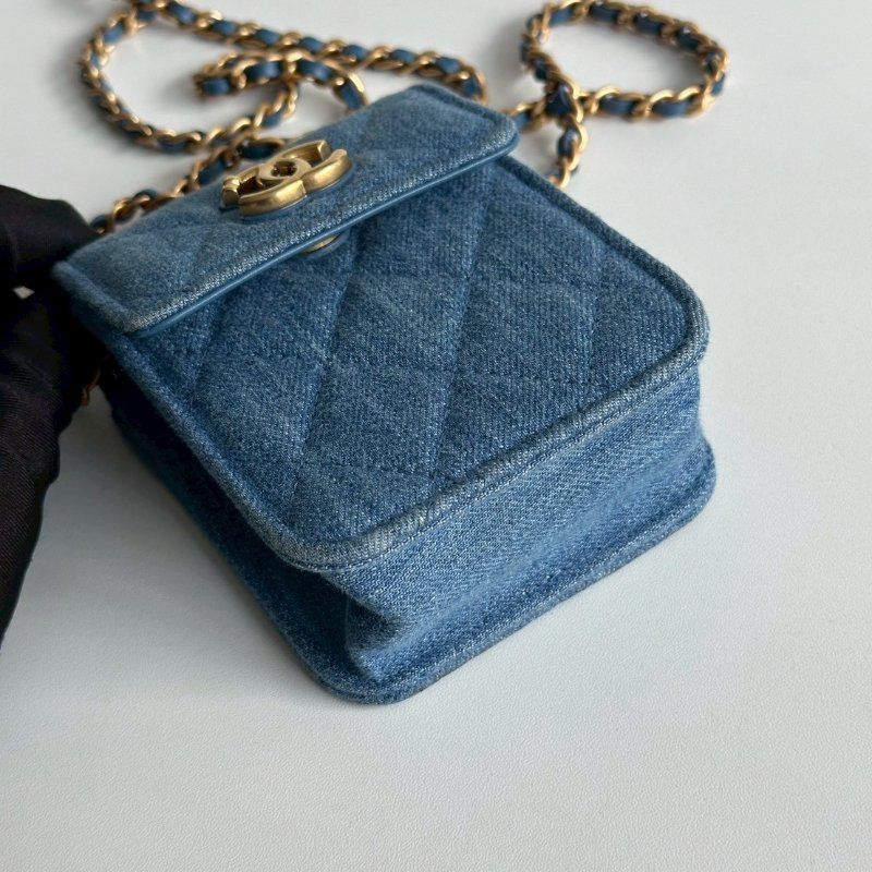 99新🆕 Chanel 香奈兒 Denim 單寧牛仔小包-6