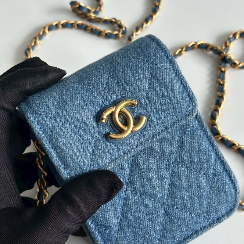 99新🆕 Chanel 香奈兒 Denim 單寧牛仔小包-8