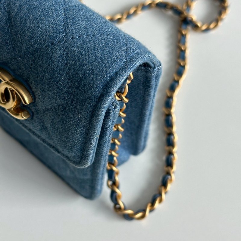 99新🆕 Chanel 香奈兒 Denim 單寧牛仔小包-9