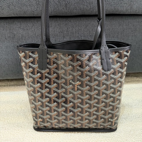 Goyard 雙面托特包（小） 黑色