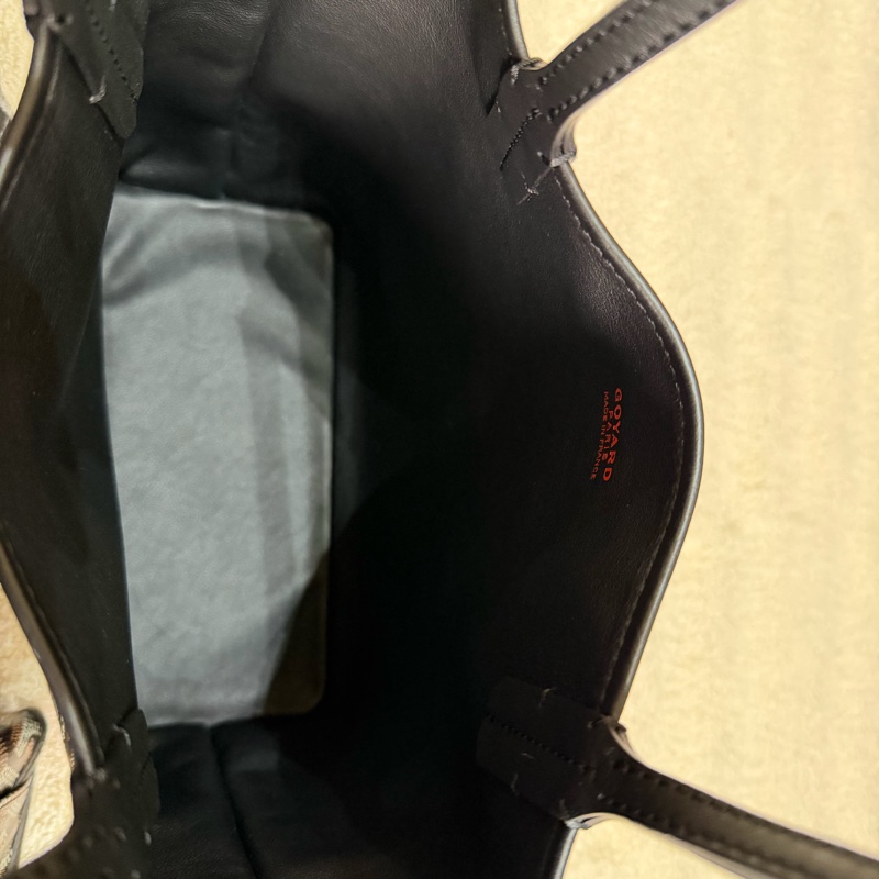 Goyard 雙面托特包（小） 黑色-2