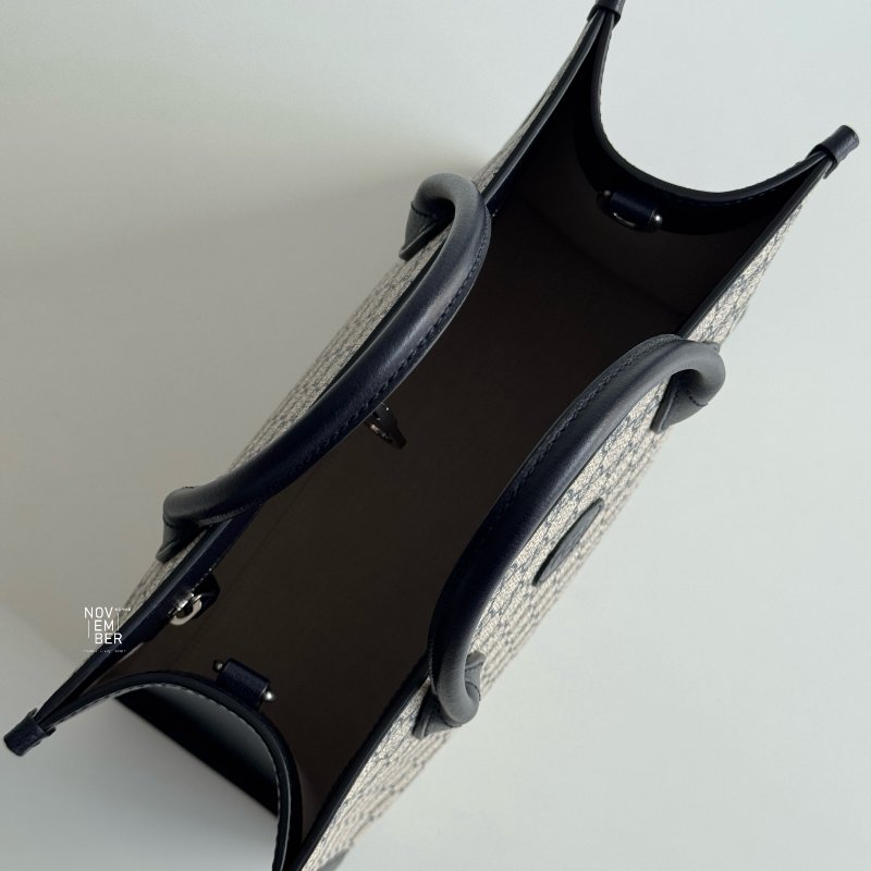 閒置新💙 全配有購證🙌🏻 Gucci 古馳 Tote 老花深藍色-4