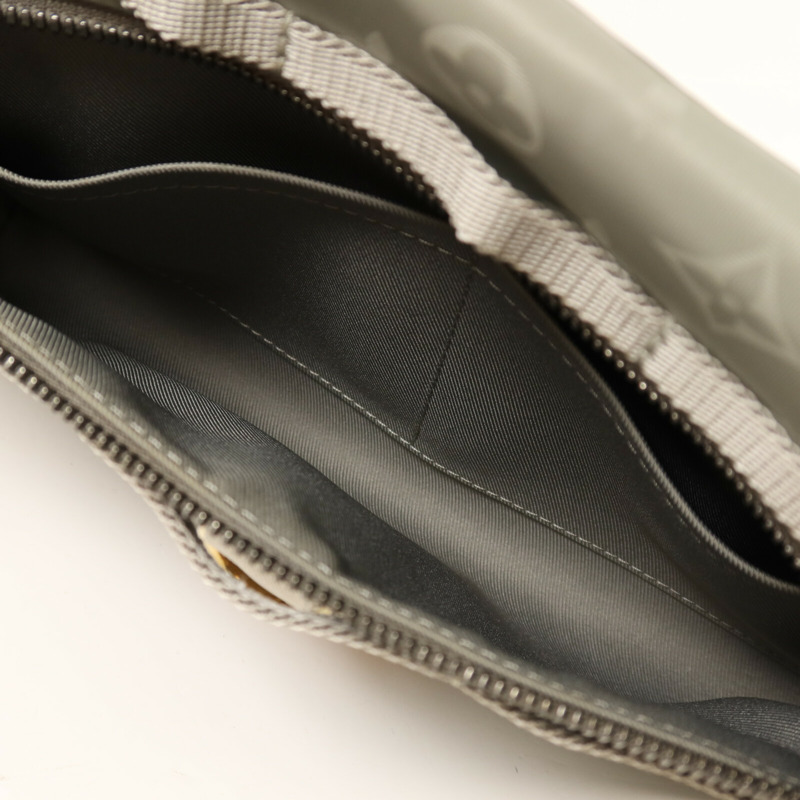 LOUIS VUITTON Monogram Titanium Messenger PM金扣肩背袋-4