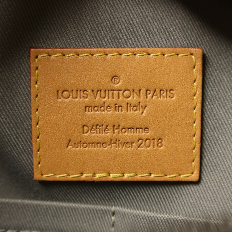 LOUIS VUITTON Monogram Titanium Messenger PM金扣肩背袋-5