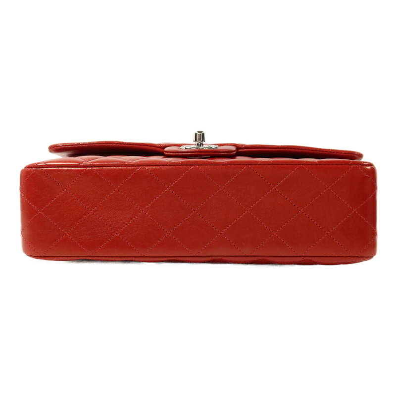 CHANEL 羊皮皮革Classic 25銀扣鏈帶肩背袋-3