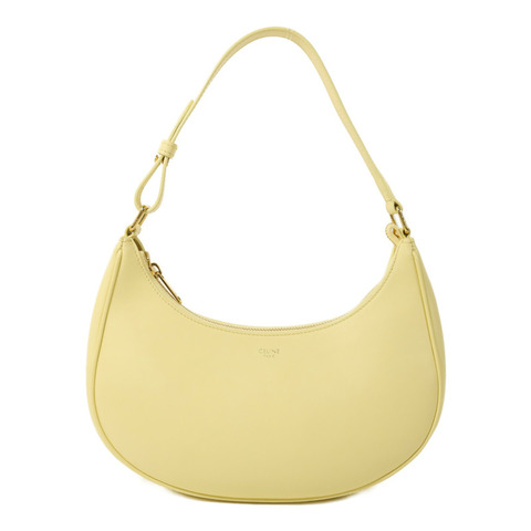 CELINE 牛皮皮革Ava金扣肩背袋