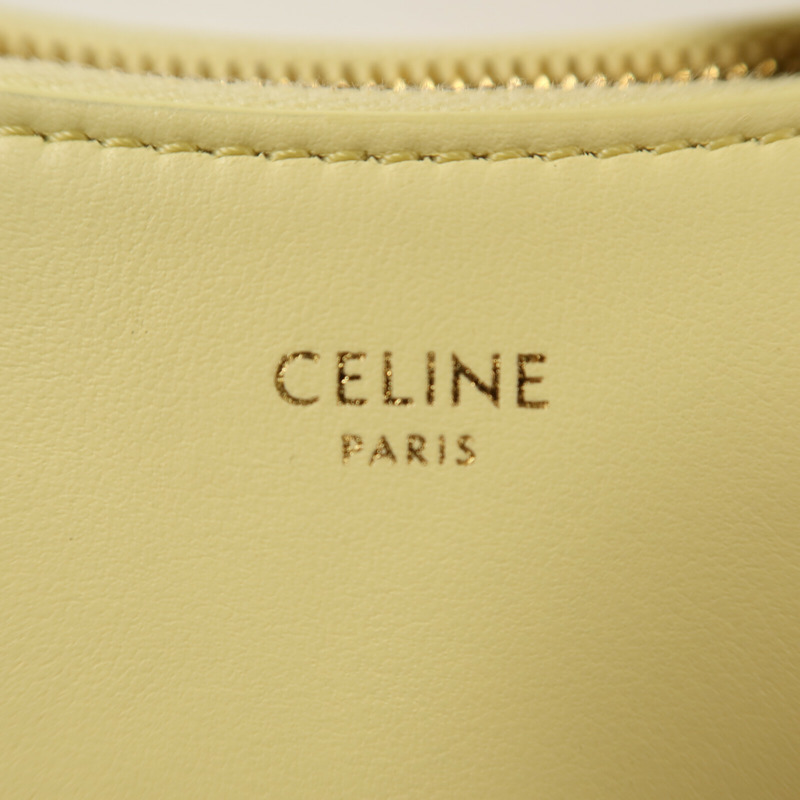 CELINE 牛皮皮革Ava金扣肩背袋-5