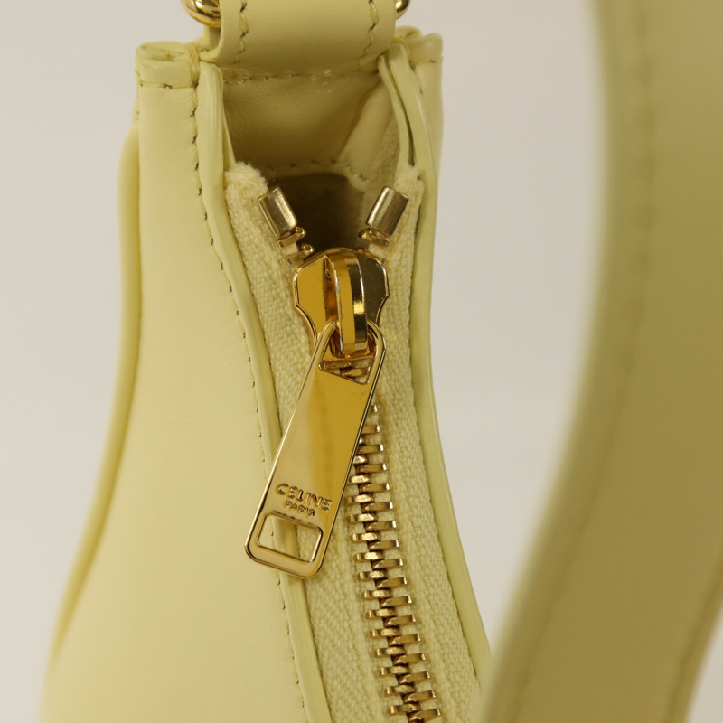 CELINE 牛皮皮革Ava金扣肩背袋-9