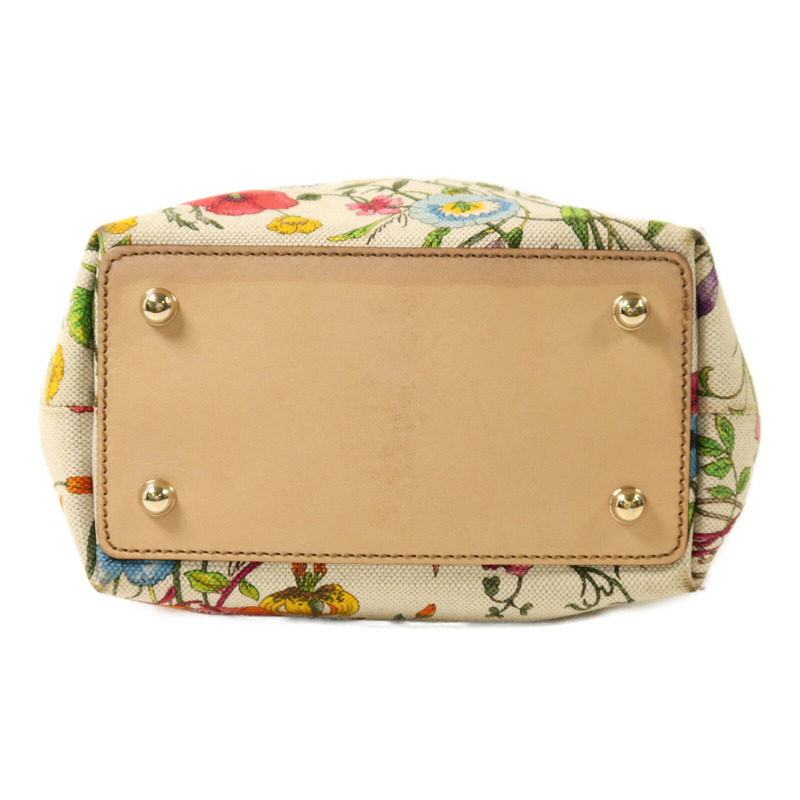 GUCCI 帆布Hand Bag金扣手挽袋-3