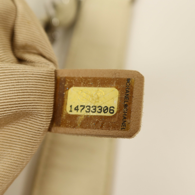 CHANEL 牛皮皮革PST Petite Shopping Tote Bag銀扣鏈帶肩背袋-6