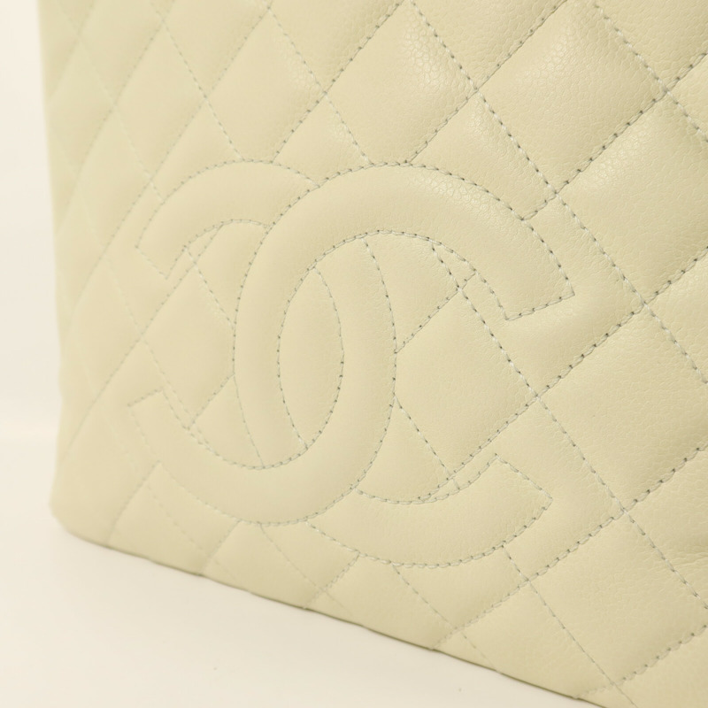 CHANEL 牛皮皮革PST Petite Shopping Tote Bag銀扣鏈帶肩背袋-11