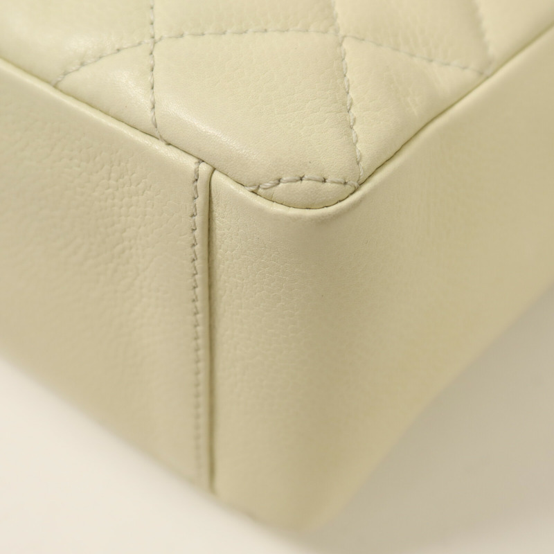 CHANEL 牛皮皮革PST Petite Shopping Tote Bag銀扣鏈帶肩背袋-15