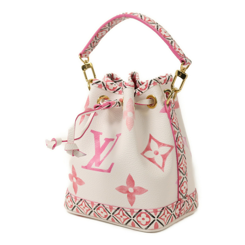 LOUIS VUITTON Monogram Watercolor Giant Nano Noe金扣手挽肩背兩用袋-2