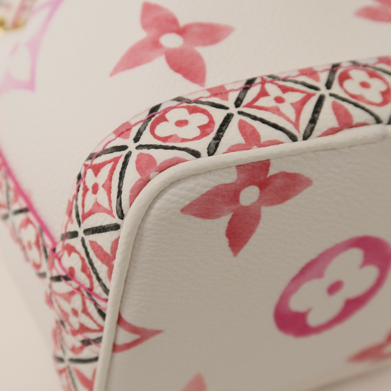 LOUIS VUITTON Monogram Watercolor Giant Nano Noe金扣手挽肩背兩用袋-11