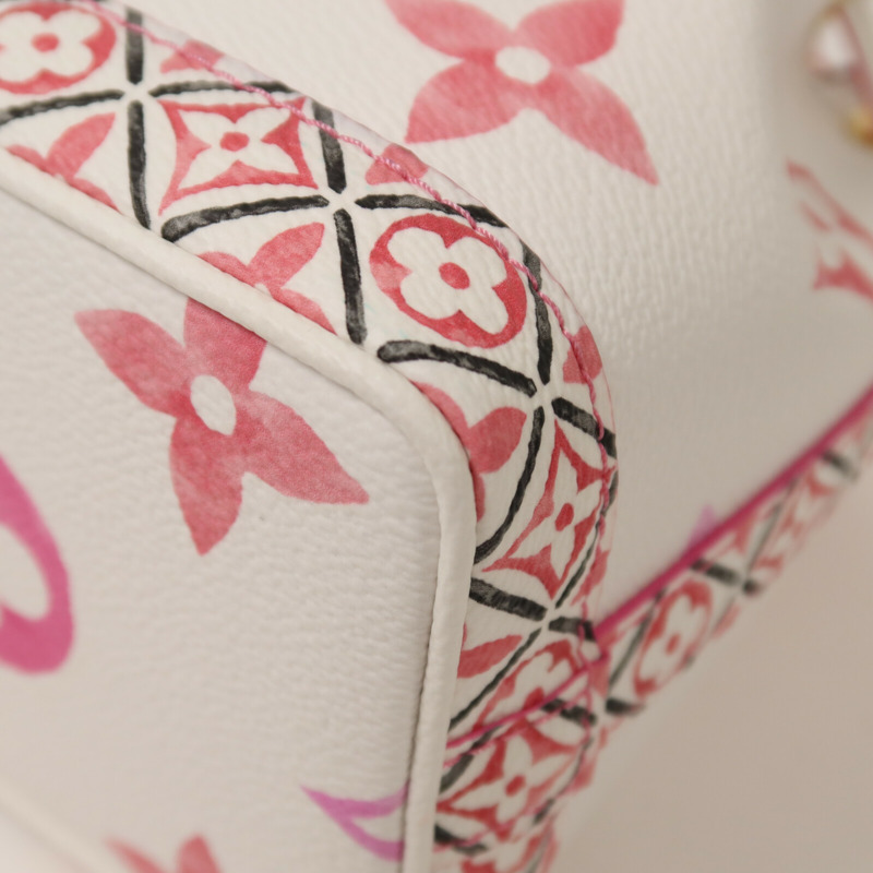 LOUIS VUITTON Monogram Watercolor Giant Nano Noe金扣手挽肩背兩用袋-12