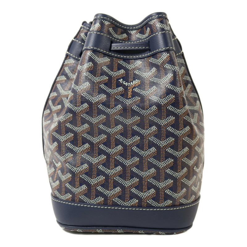 GOYARD 塗層帆布Petit Flot Bucket銀扣肩背袋-1