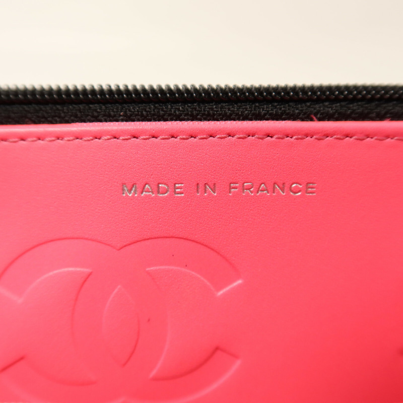 CHANEL 牛皮皮革Cambom Wallet On Chain銀扣鏈帶肩背袋-6