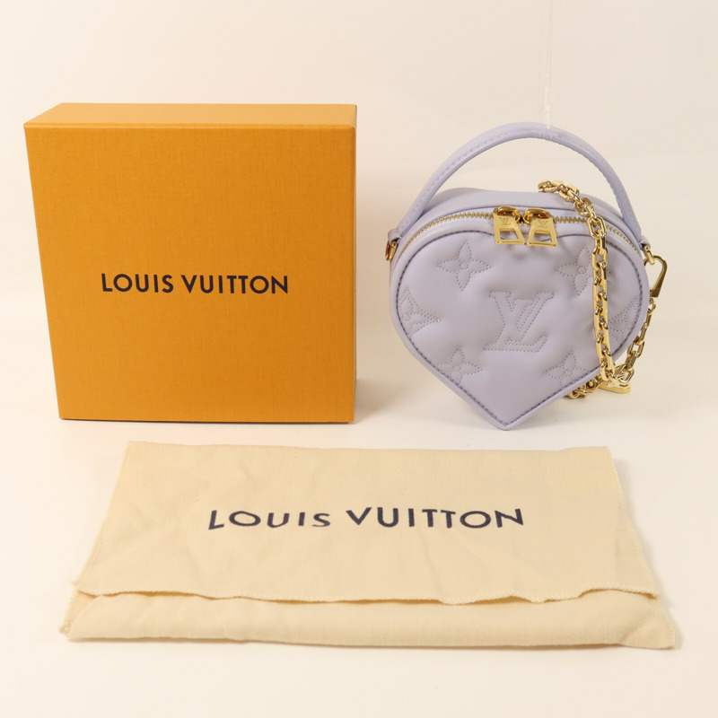 LOUIS VUITTON Bubblegram Pop My Heart金扣鏈帶手挽肩背兩用袋-7