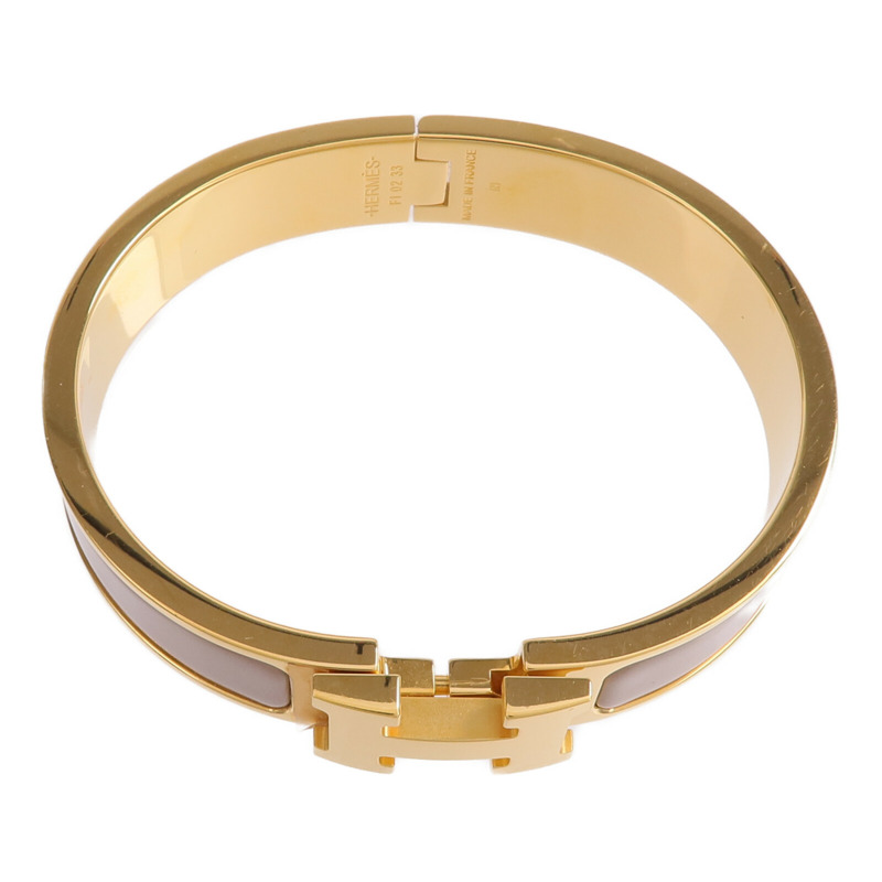 HERMES 金屬Clic H Bracelet手鐲-3