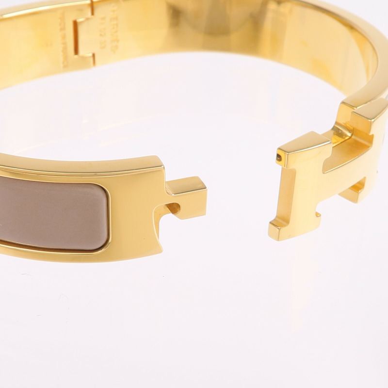 HERMES 金屬Clic H Bracelet手鐲-5