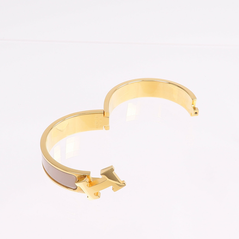 HERMES 金屬Clic H Bracelet手鐲-7